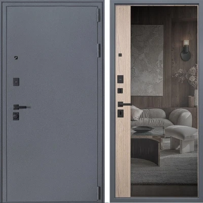 Дверь Беркут Дуб Галиф Натуральный С Зеркалом