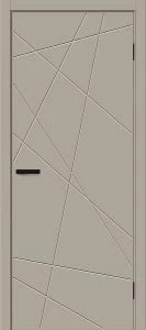 Межкомнатная дверь Граффити-5.Д.П Clay Silk BR6491